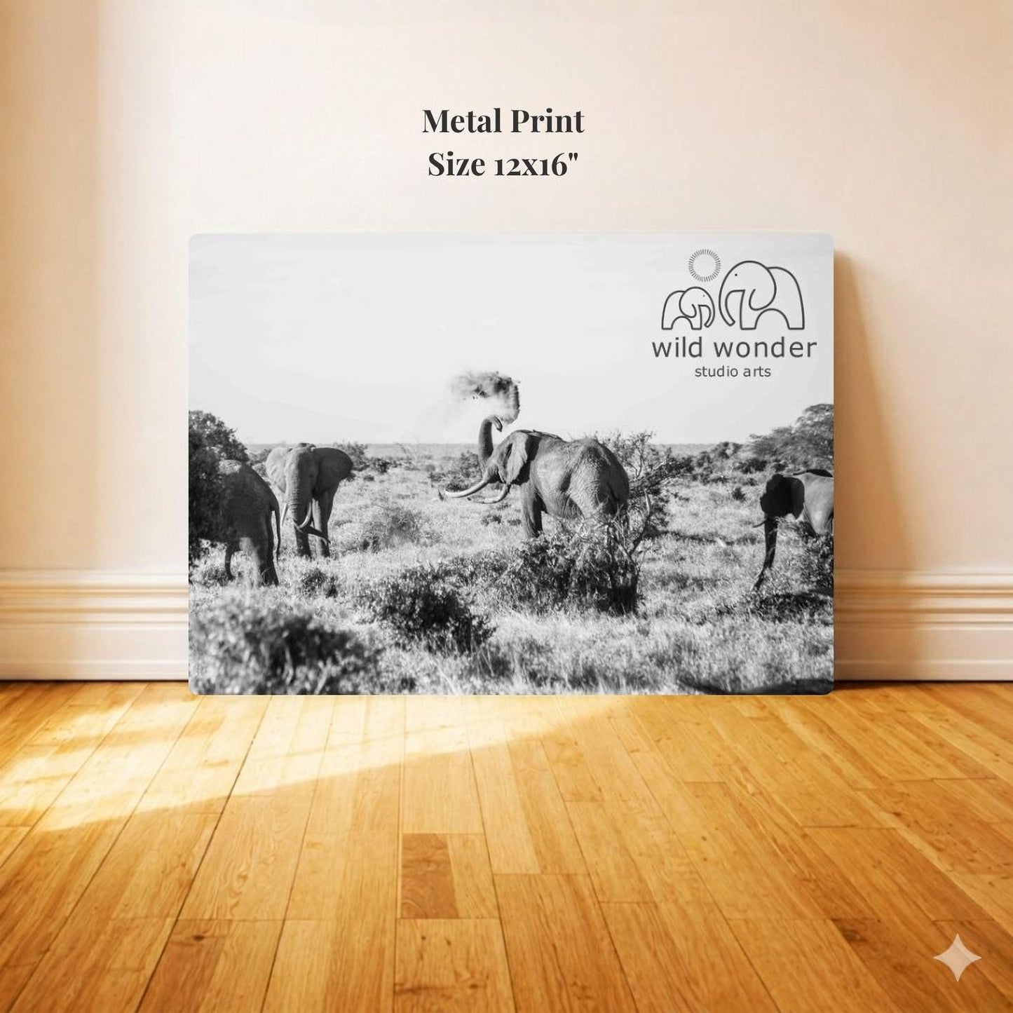 Metal Print: Size 12x16", Wild Wonder Studio Arts